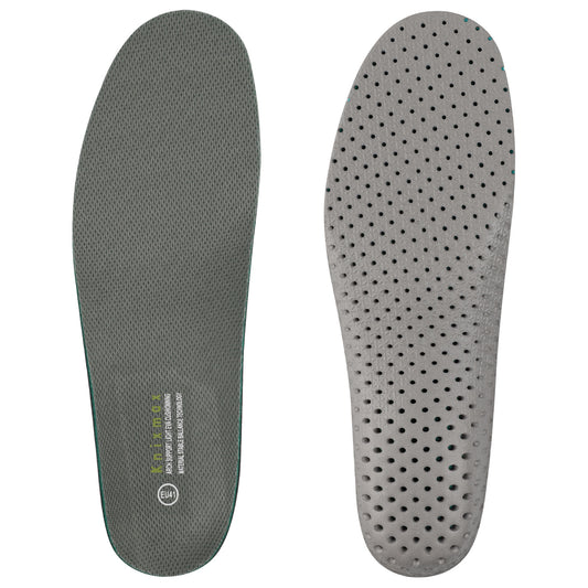 Knixmax Sports Insoles Grey Arch Support Full Length Orthotic Inserts for Men Women
