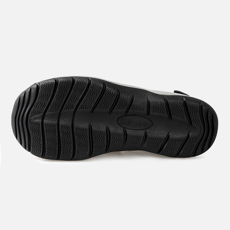 Knixmax Men's Closed Toe Sandals Black Wide Fit Sports Summer Shoes(Upgraded Version)
