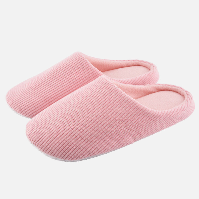 Knixmax Women's Slippers Memory Foam Pink Winter Slippers for Indoor Travel Hotel - Knixmax