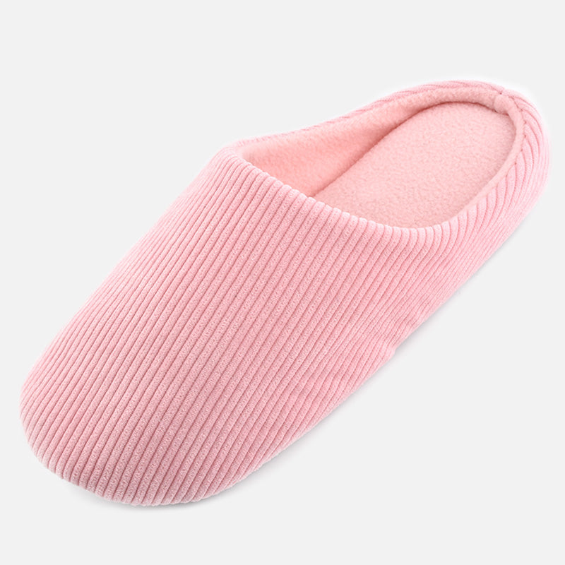 Knixmax Women's Slippers Memory Foam Pink Winter Slippers for Indoor Travel Hotel - Knixmax