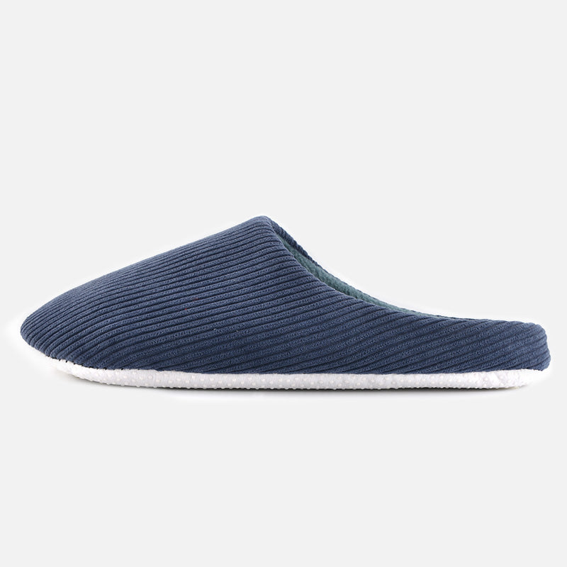 Knixmax Men's Slippers Memory Foam Navy Winter Slippers for Indoor Travel Hotel - Knixmax