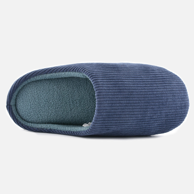 Knixmax Men's Slippers Memory Foam Navy Winter Slippers for Indoor Travel Hotel - Knixmax