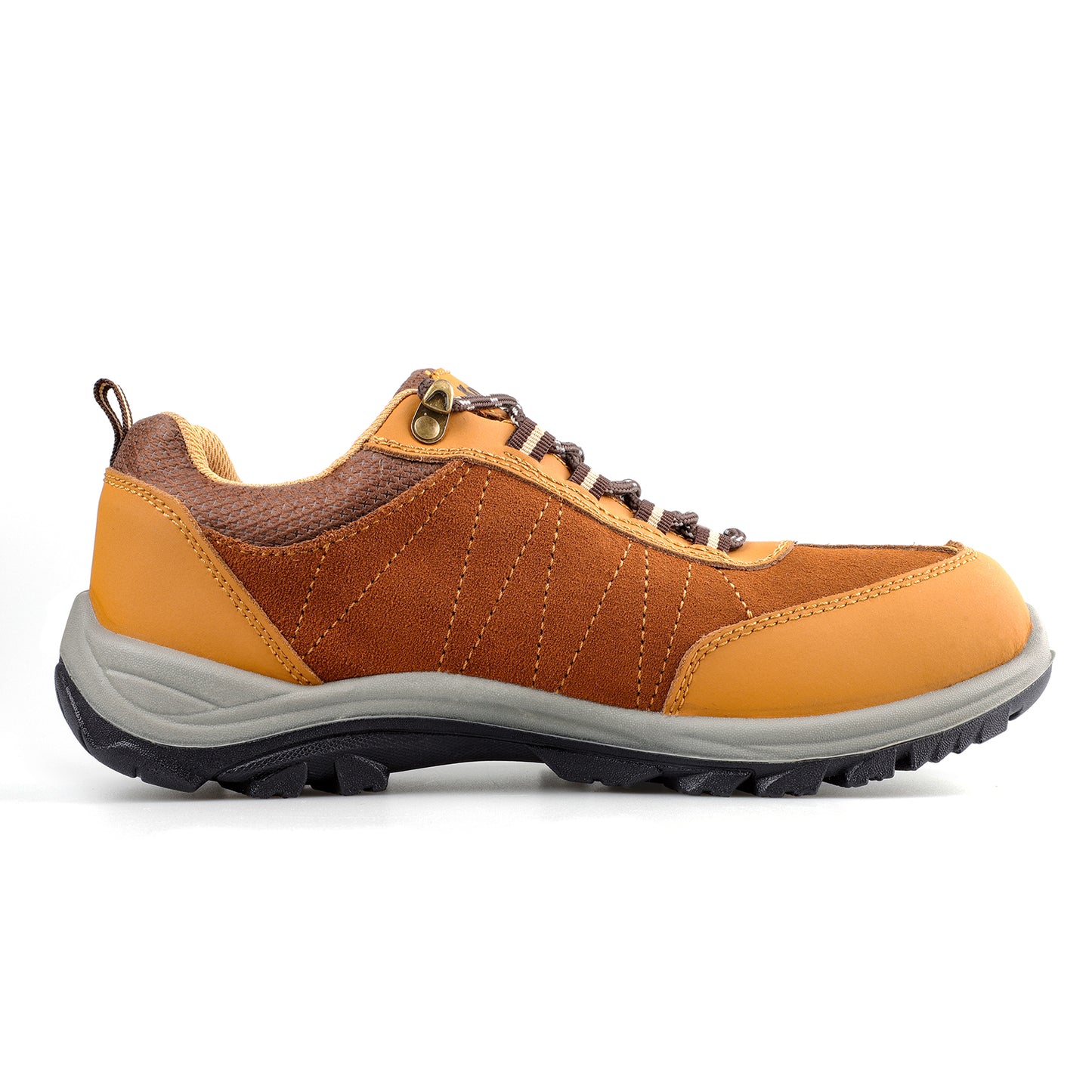 Knixmax Men's Waterproof Hiking Shoe Non-Slip Tan Outdoor Trainers for Trekking