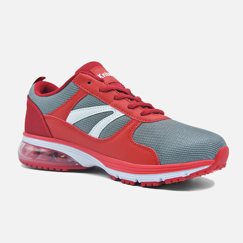 Knixmax Women's Running Trainers, Red, Lightweight Gym Fitness Air Sports Shoes - Knixmax