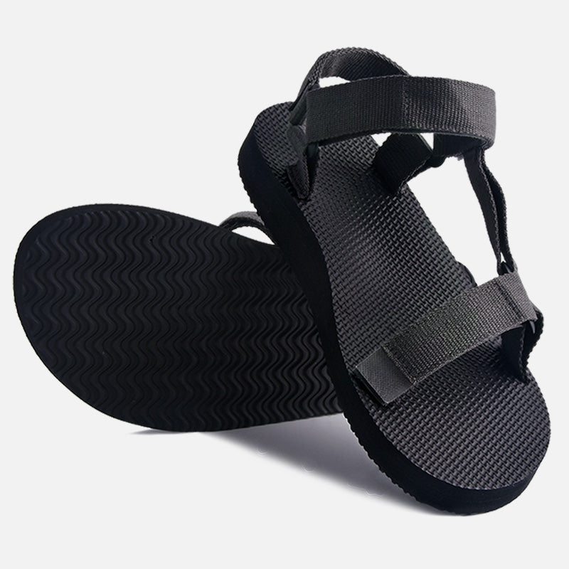 riemot Walking Sandals for Men Grey Casual Summer Shoes - Knixmax