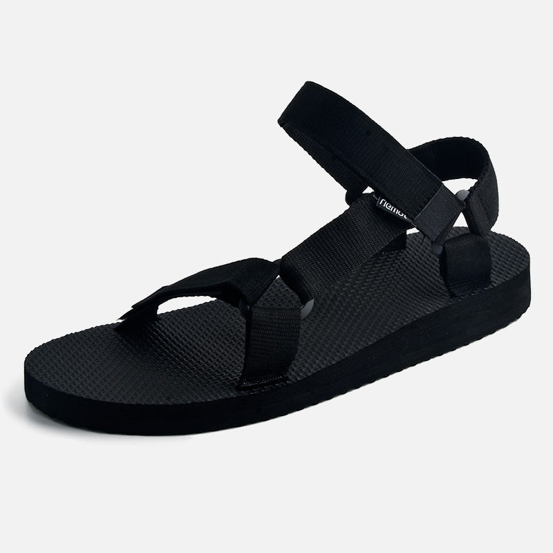 riemot Walking Sandals for Women Black Ladies Casual Summer Shoes - Knixmax