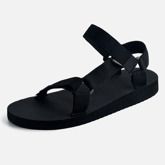 riemot Walking Sandals for Women Black Ladies Casual Summer Shoes - Knixmax