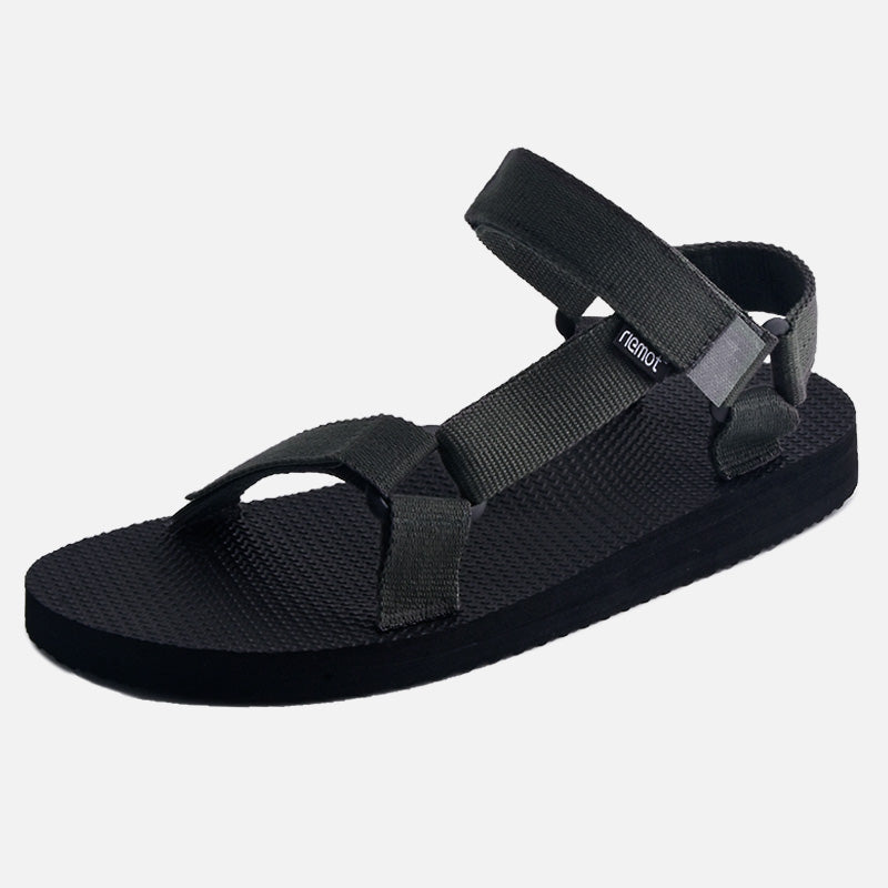 riemot Walking Sandals for Men Grey Casual Summer Shoes - Knixmax