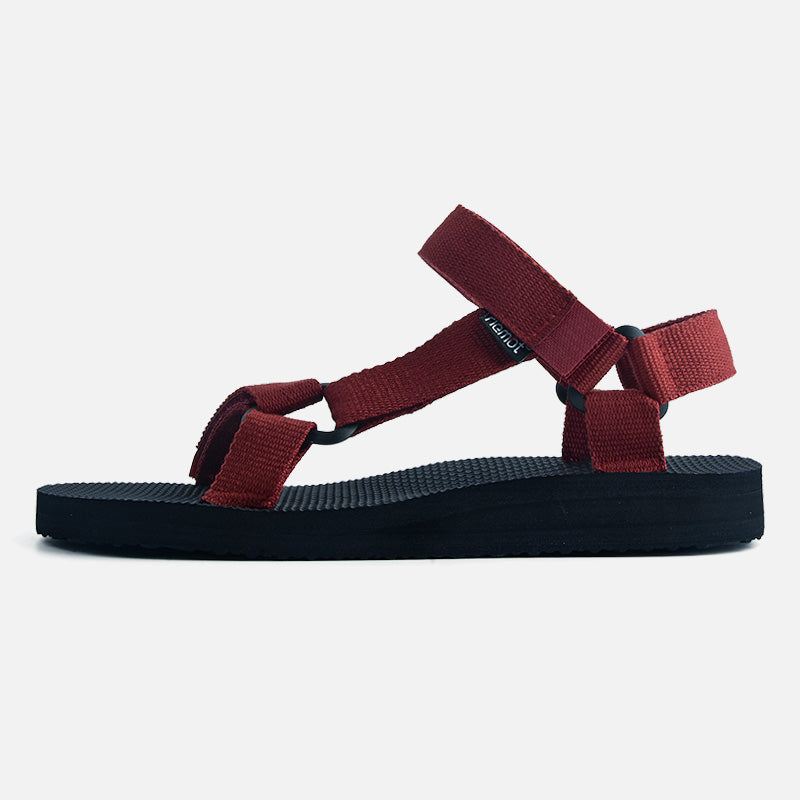 riemot Walking Sandals for Women Red Ladies Casual Summer Shoes - Knixmax