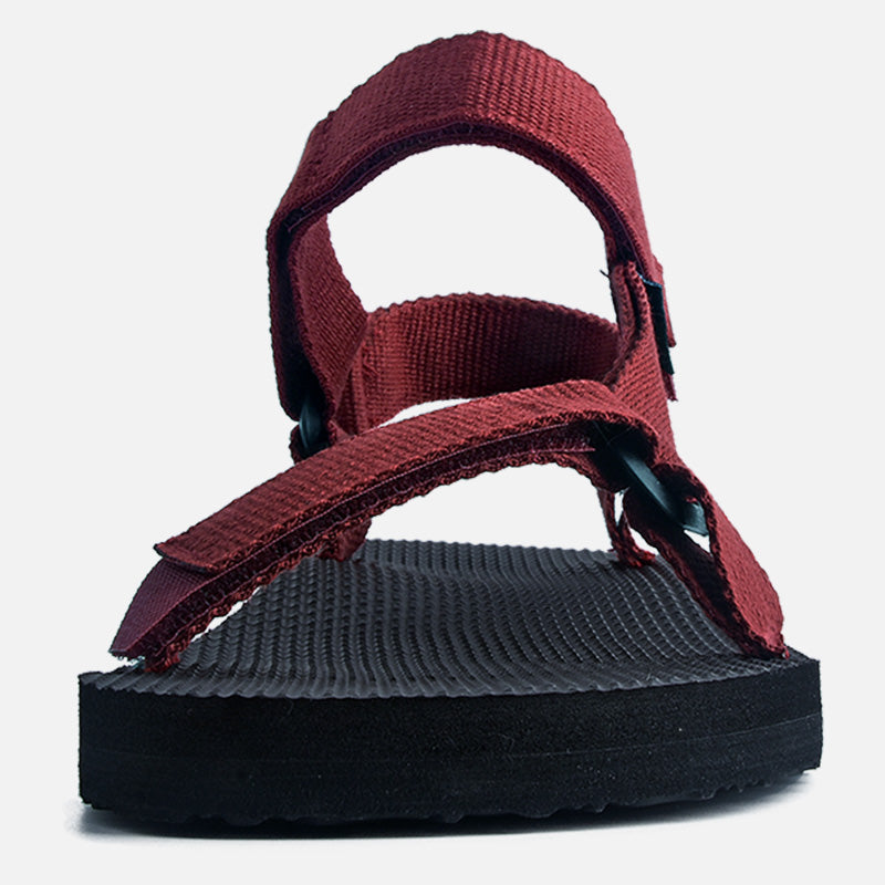 riemot Walking Sandals for Women Red Ladies Casual Summer Shoes - Knixmax