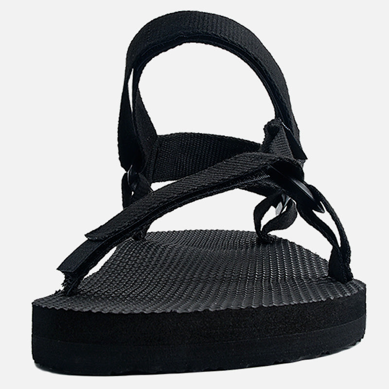 riemot Walking Sandals for Women Black Ladies Casual Summer Shoes - Knixmax