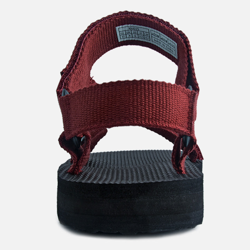 riemot Walking Sandals for Women Red Ladies Casual Summer Shoes - Knixmax