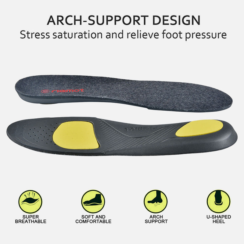 riemot merino wool orthotic Insoles for Men Women and Kids Warm Fleece and Comfortable Shoe Insoles - Knixmax