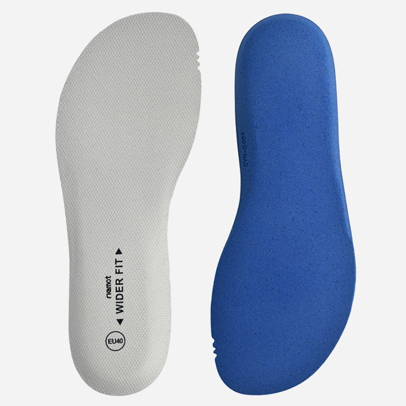 riemot Wide Fit Memory Foam Insoles for Men and Women, Replacement Shoe Inserts for Sports Shoes