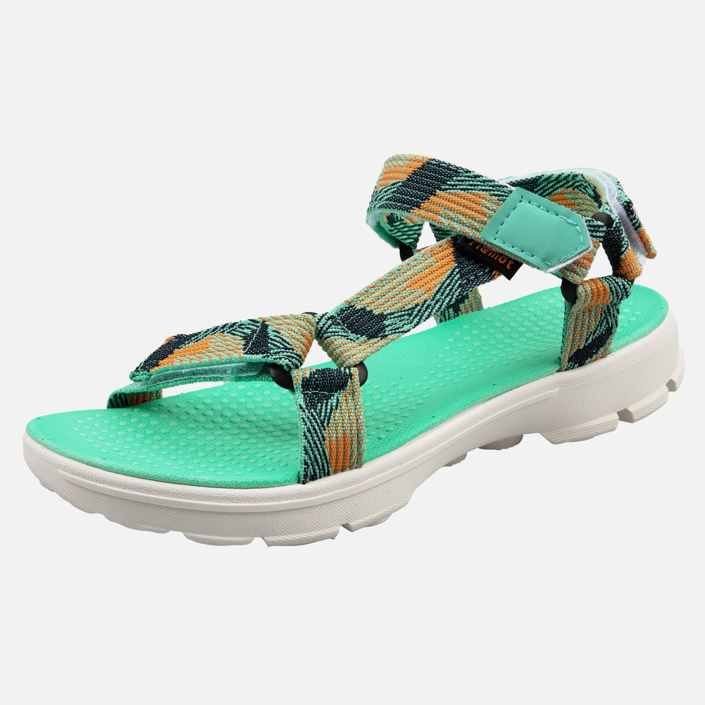 riemot Women's Open Toe Sport Sandals Adjustable Non-slip Arch Support Green Shoes