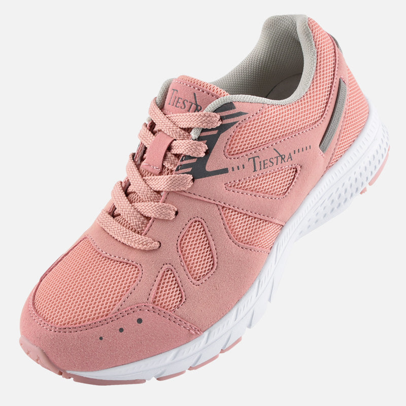 TIESTRA Walking Shoes for Women Running Shoes Pink Outdoor Gym Fitness Trainer - Knixmax