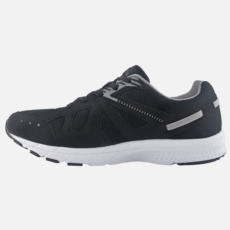 TIESTRA Walking Shoes for Men Running Shoes Black Outdoor Gym Fitness Trainer - Knixmax