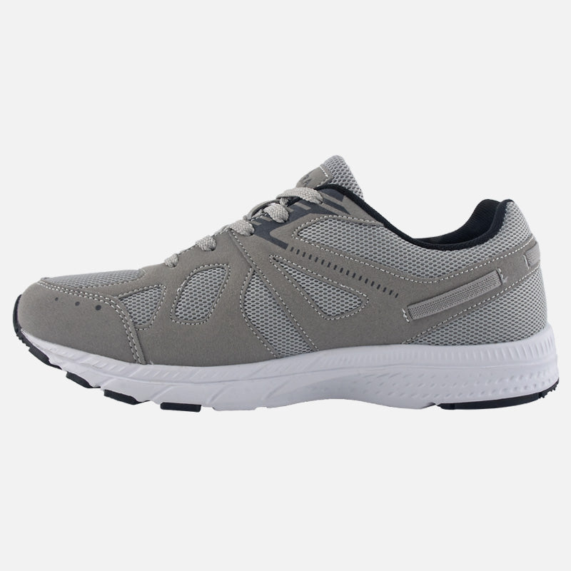 TIESTRA Walking Shoes for Men Running Shoes Grey Outdoor Gym Fitness Trainer - Knixmax