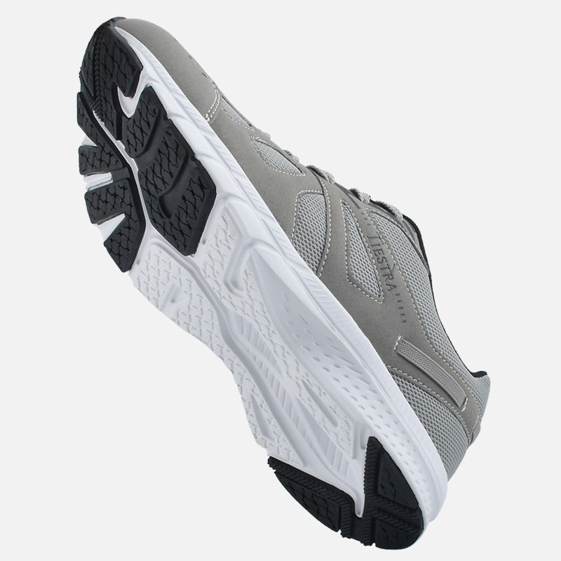 TIESTRA Walking Shoes for Men Running Shoes Grey Outdoor Gym Fitness Trainer - Knixmax