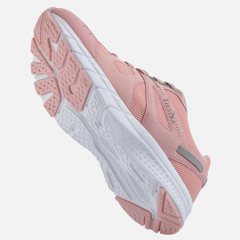 TIESTRA Walking Shoes for Women Running Shoes Pink Outdoor Gym Fitness Trainer - Knixmax