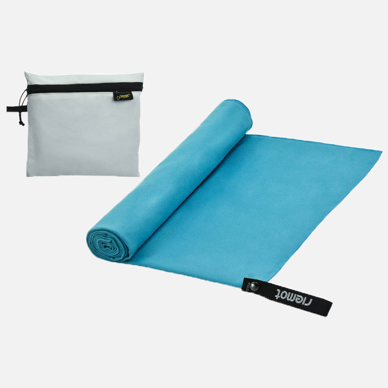 riemot Microfibre Blue Towel Lightweight Quick Drying Absorbent For Travel Camping Backpacking Sports Fitness - Knixmax