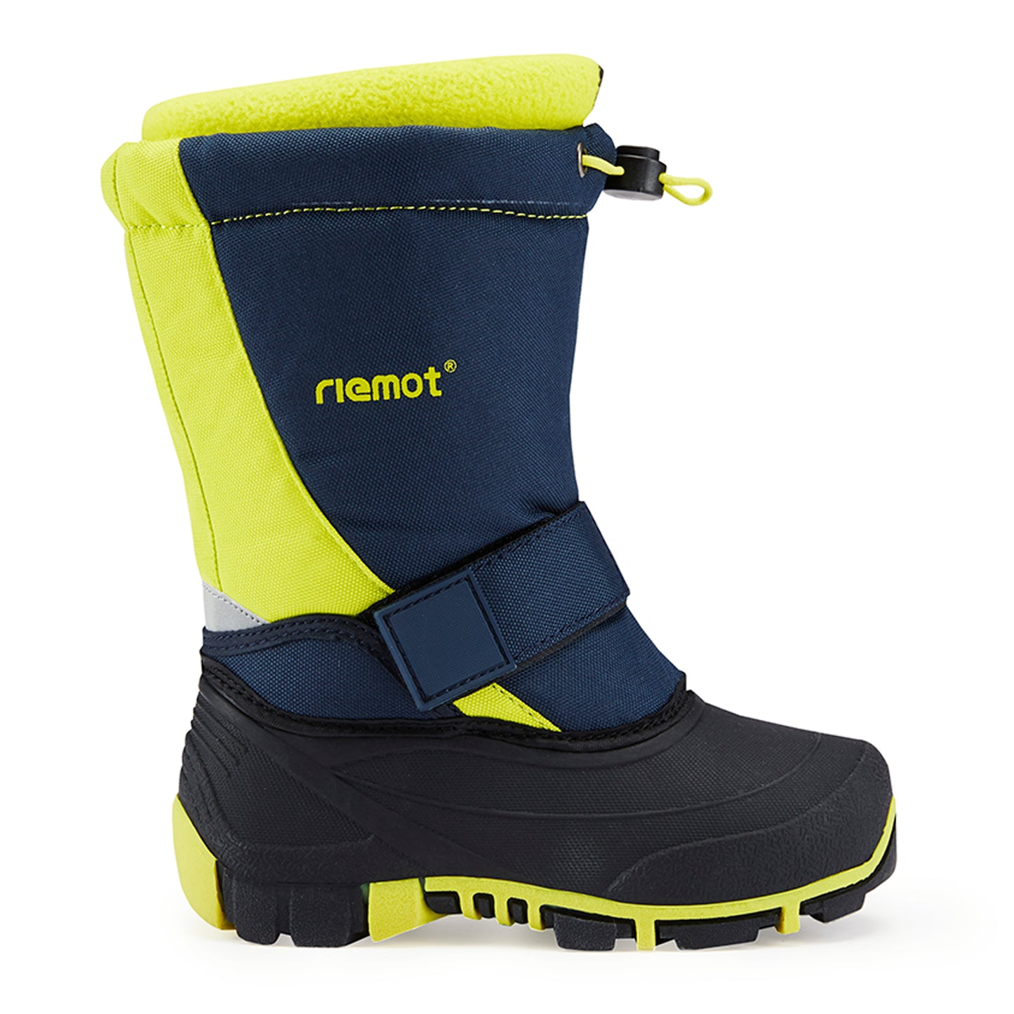 riemot Kids Snow Boots, Black Green, Waterproof Warm Shoes - Knixmax
