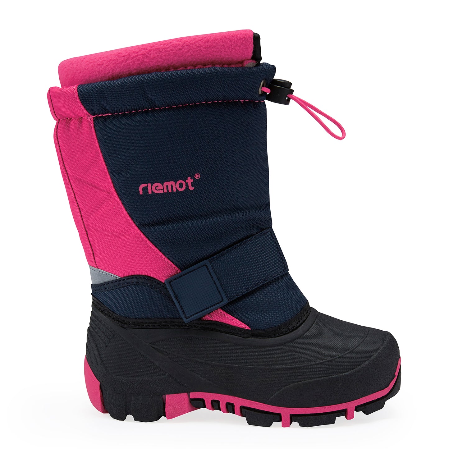 riemot Kids Snow Boots, Black Rose, Waterproof Warm Shoes - Knixmax