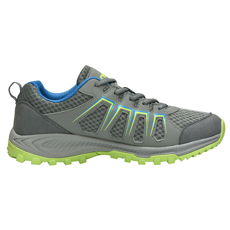 riemot Men's Hiking Shoes, Grey Green, Lightweight Trail Running Shoes, Athletic Outdoor Trainers - Knixmax