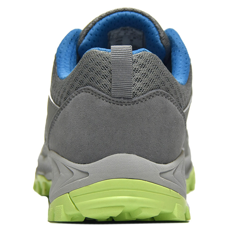 riemot Men's Hiking Shoes, Grey Green, Lightweight Trail Running Shoes, Athletic Outdoor Trainers - Knixmax