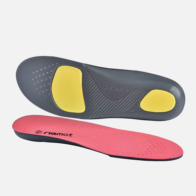 riemot Women's Orthotic Sport Insoles Pink Full Length Inner Soles with Arch Support - Knixmax